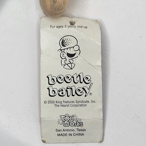 Beetle Bailey And General Halftrack Soft Figures 10" Doll Toy Collectible - Picture 15 of 16